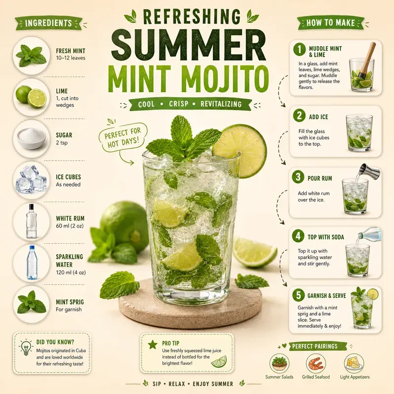 Modern Recipe Infographics