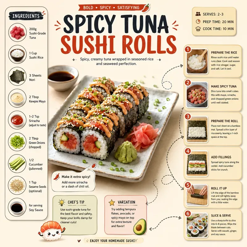 Modern Recipe Infographics