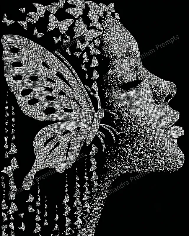 Dot Matrix Pointillist Art Logo Designs