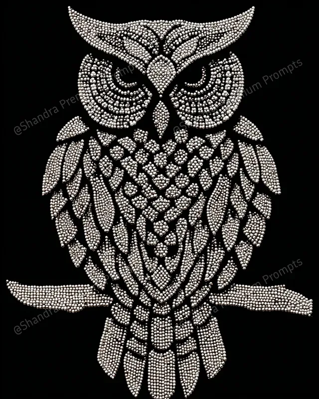 Dot Matrix Pointillist Art Logo Designs