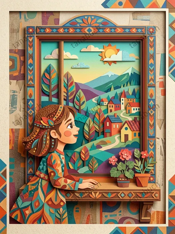 Paper Cut Art Mosaics