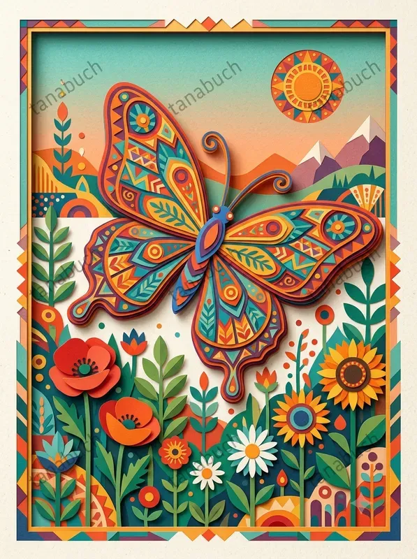 Paper Cut Art Mosaics