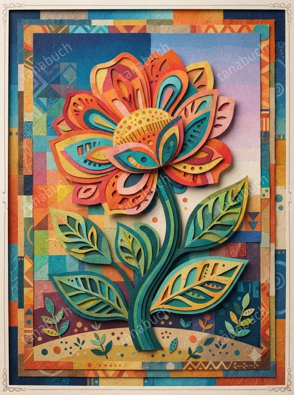 Paper Cut Art Mosaics