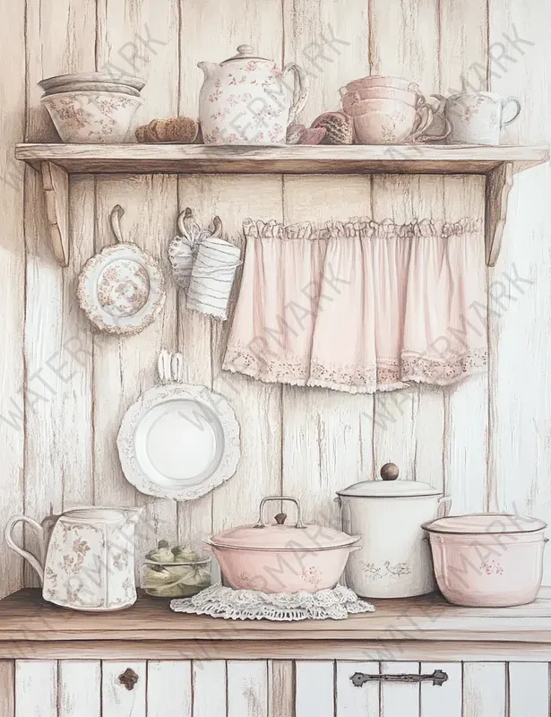 Junk Journal Ephemera Wood Shabby Looks