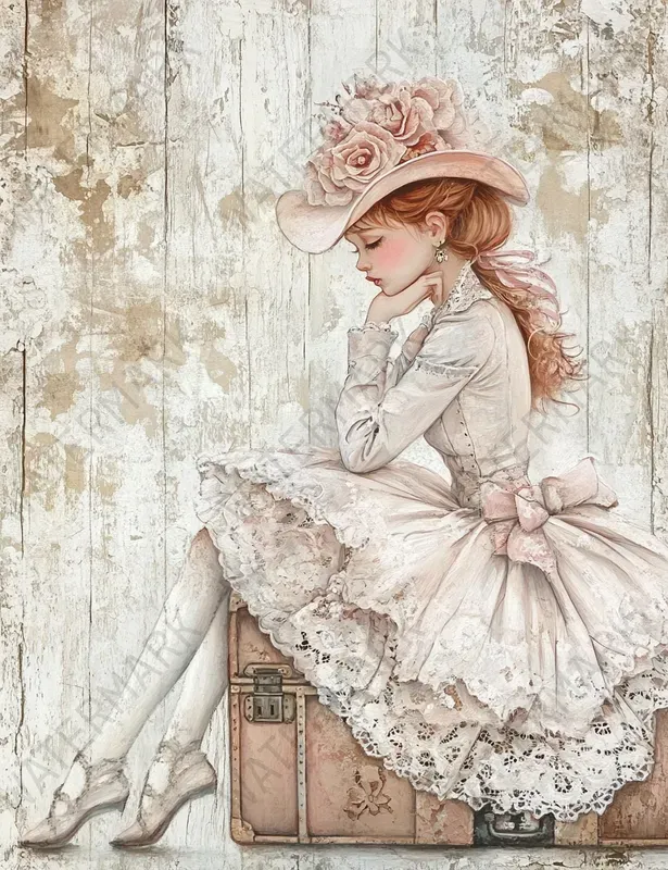 Junk Journal Ephemera Wood Shabby Looks