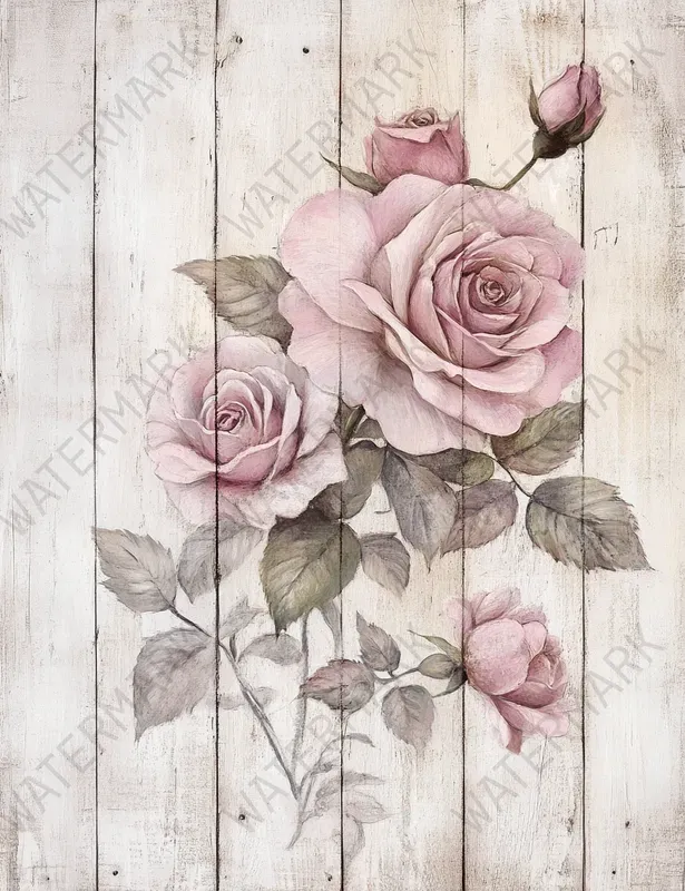Junk Journal Ephemera Wood Shabby Looks