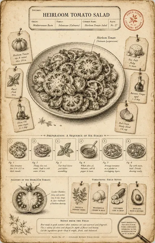 Botanical Recipe Infographic Generator