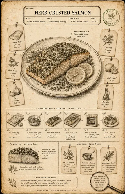 Botanical Recipe Infographic Generator