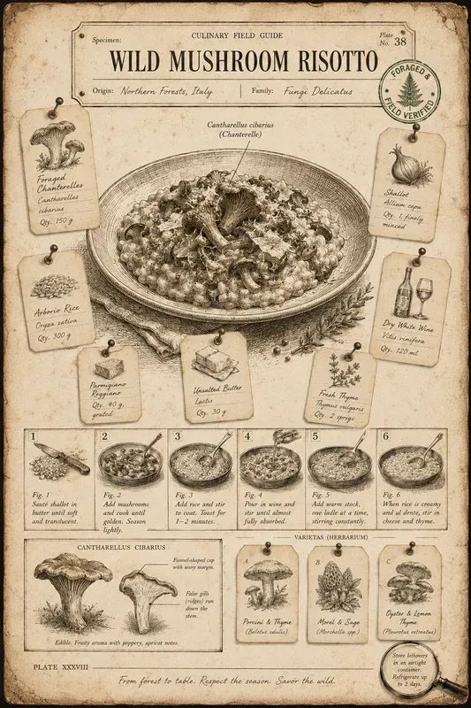Botanical Recipe Infographic Generator