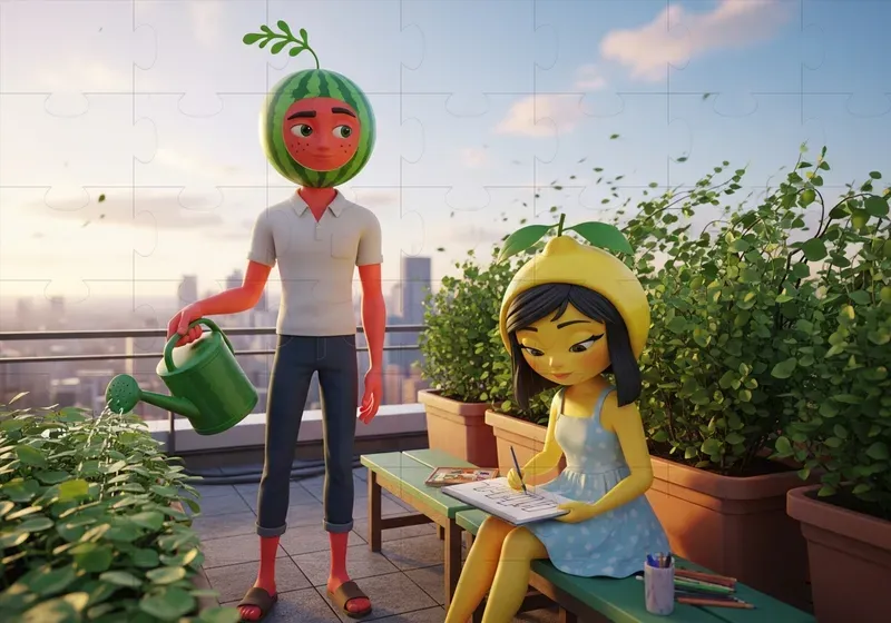 Anthro Fruit Scenes