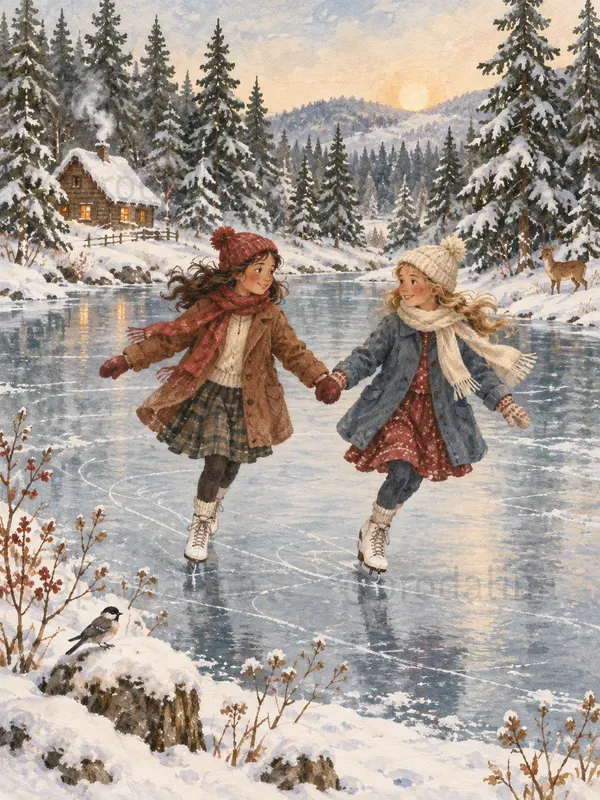 Cozy Snow Day Illustrations