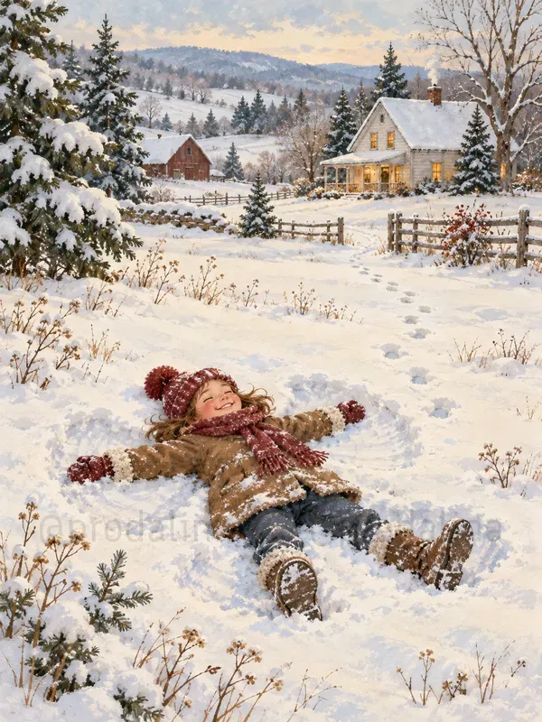 Cozy Snow Day Illustrations