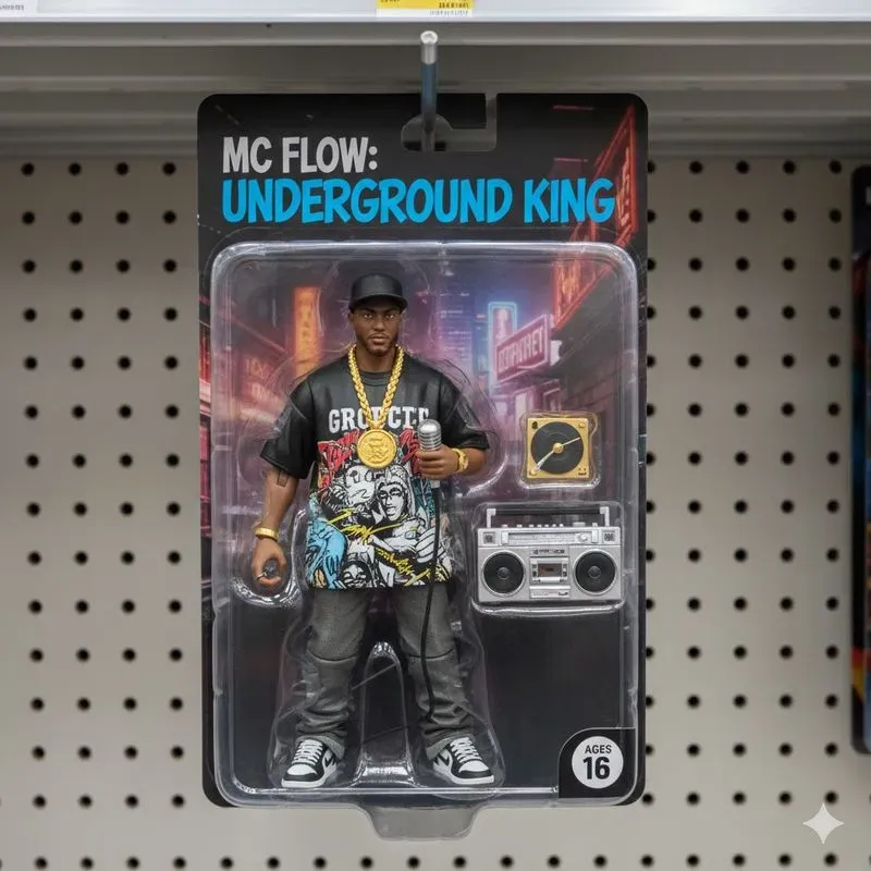 Celebrity Action Figure Packaging Sets