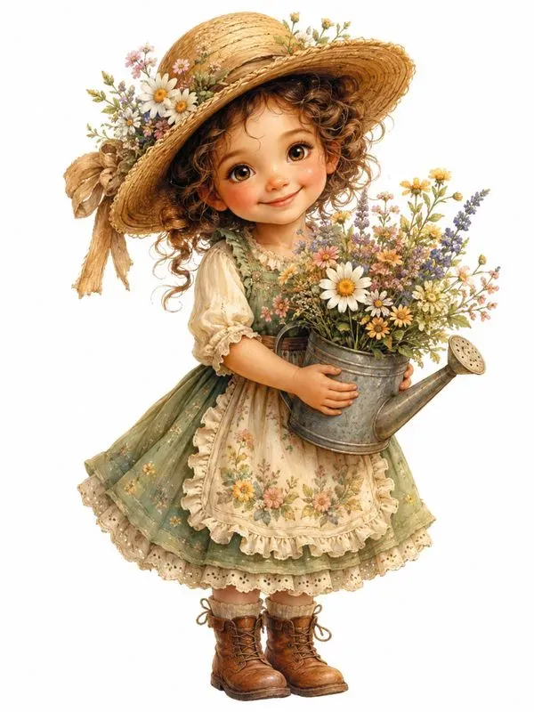 Whimsical Storybook Child Explorers