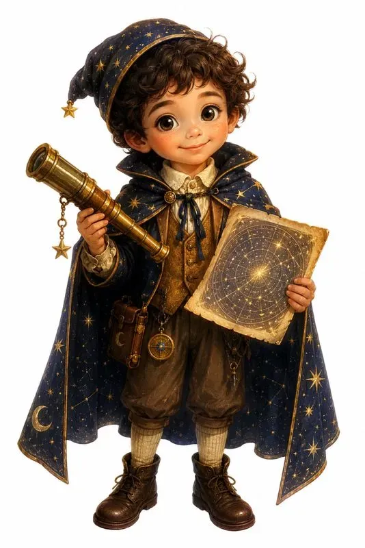 Whimsical Storybook Child Explorers
