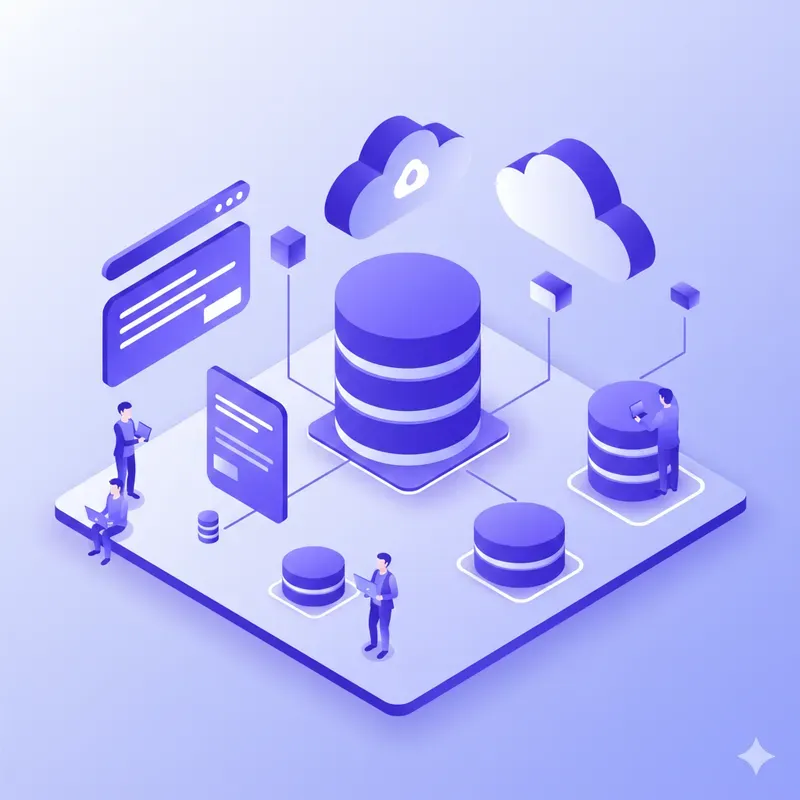 Isometric Tech Saas Page Illustrations