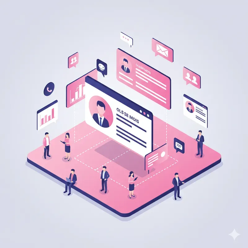 Isometric Tech Saas Page Illustrations