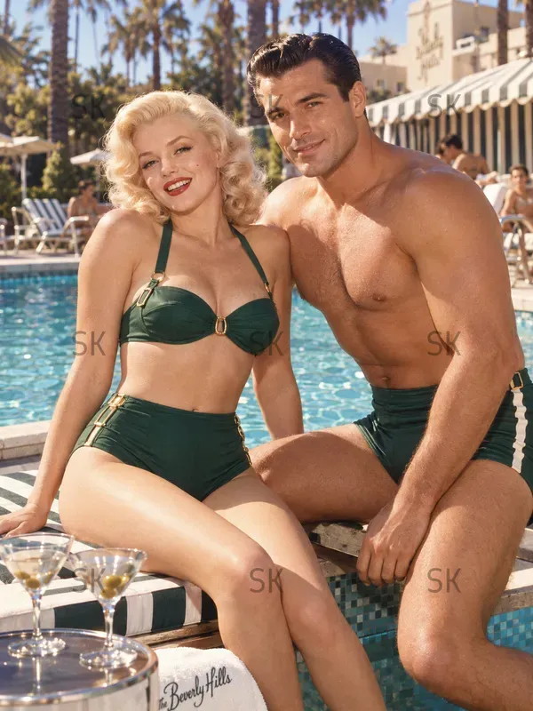 Cinematic Vintage Swimsuit Photography