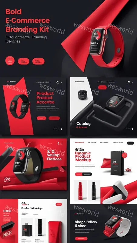 Brand Design Logo Premium Landing Pages