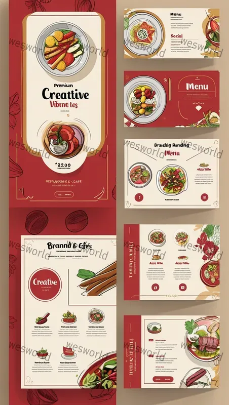Brand Design Logo Premium Landing Pages