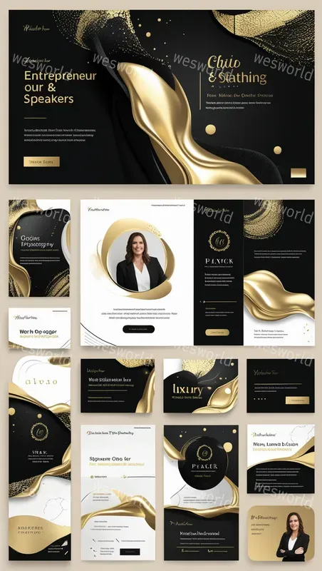 Brand Design Logo Premium Landing Pages