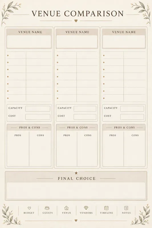 Wedding Planning Journal Templates