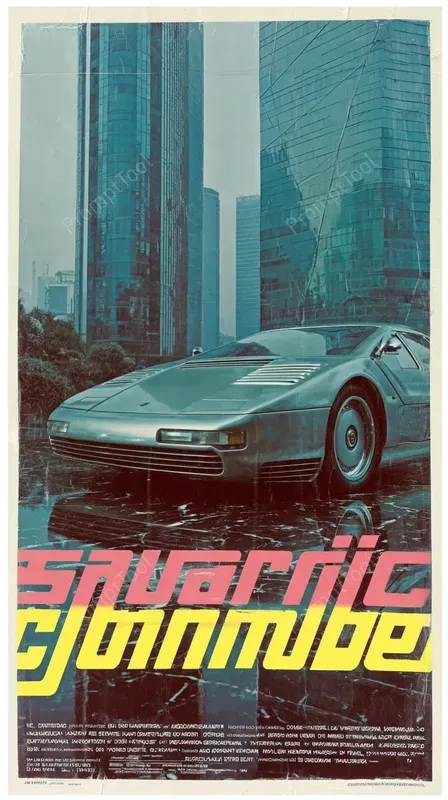 Brutal Retro Car Posters