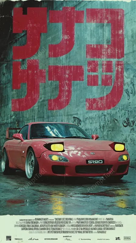 Brutal Retro Car Posters
