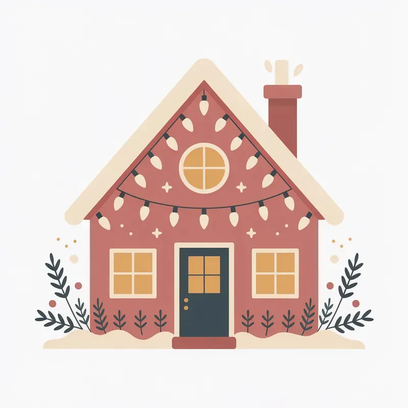 Cute Minimalist Christmas Objects