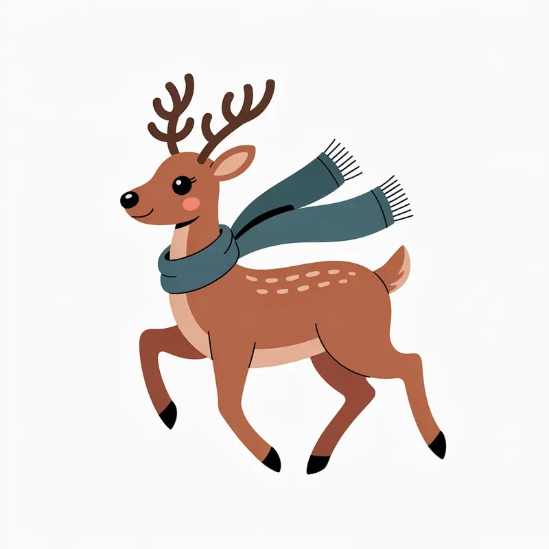 Cute Minimalist Christmas Objects