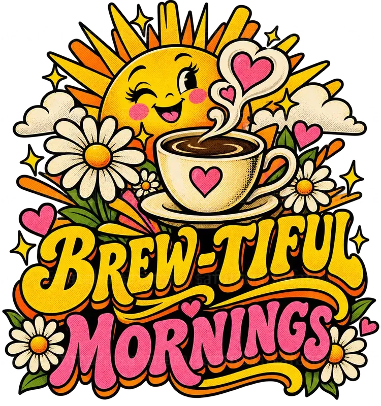 Retro Pop Art Coffee Tshirt Designs