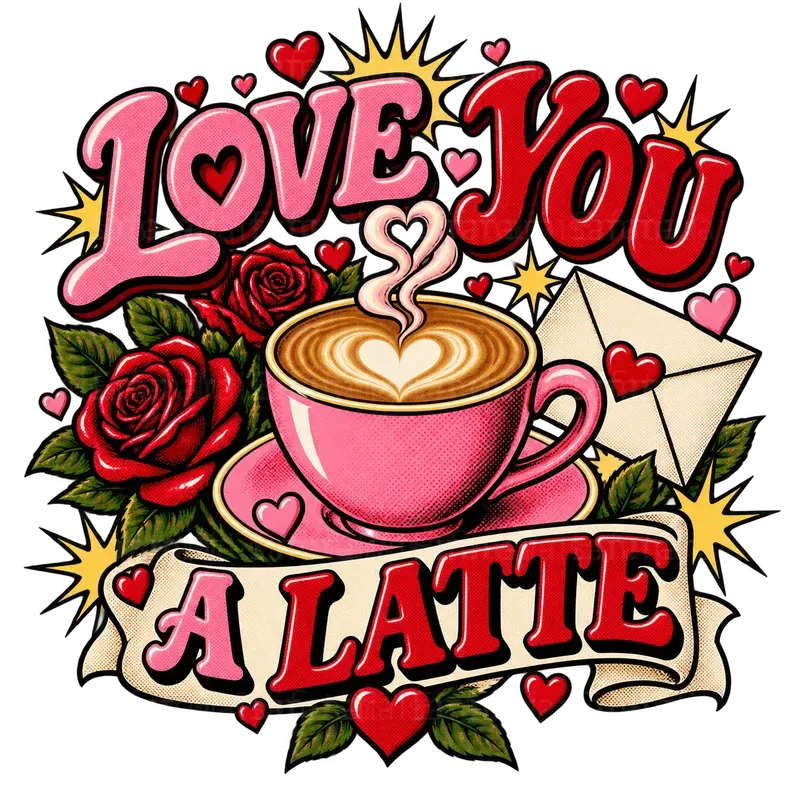 Retro Pop Art Coffee Tshirt Designs