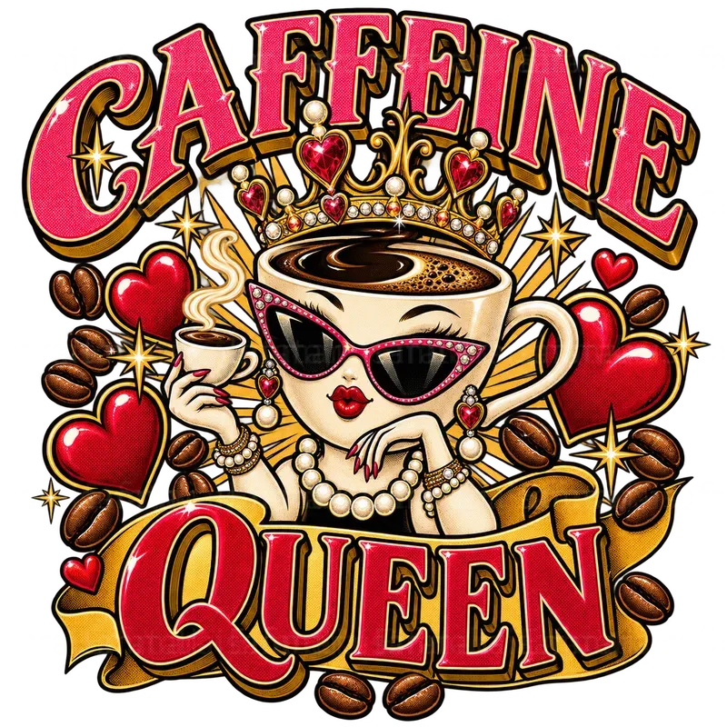 Retro Pop Art Coffee Tshirt Designs