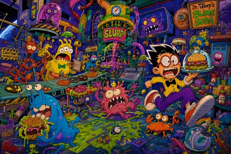 Infinite 90s Cartoon Generator