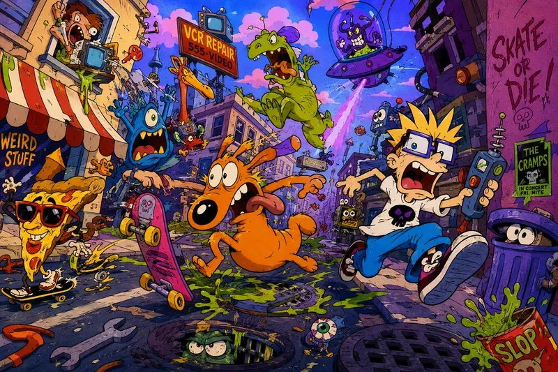 Infinite 90s Cartoon Generator