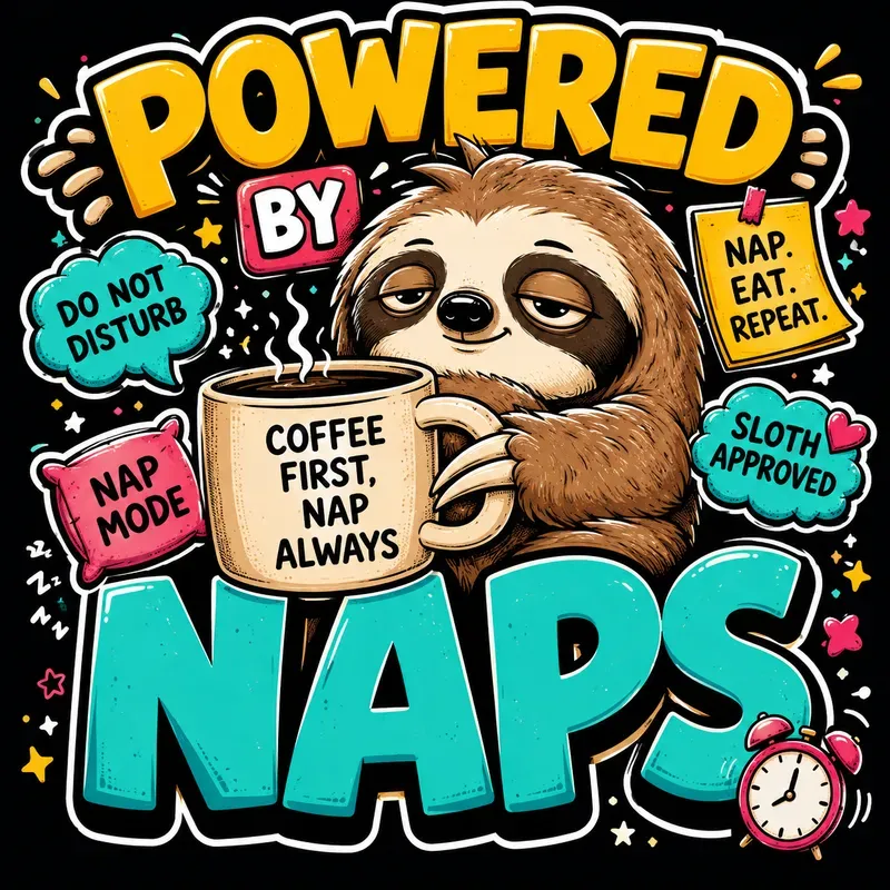 Funny Animal Mood Quote Tshirt Art