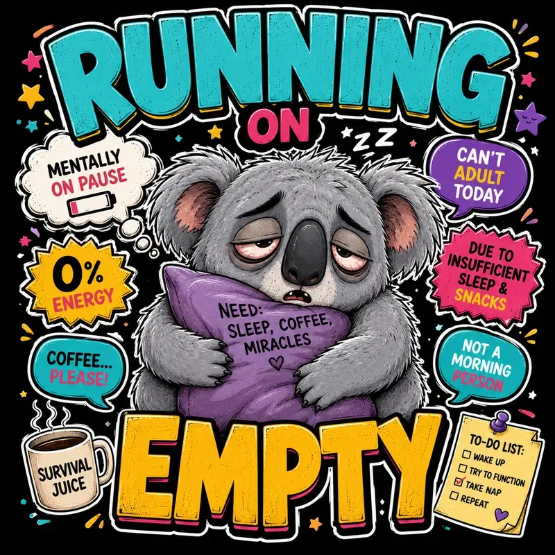 Funny Animal Mood Quote Tshirt Art