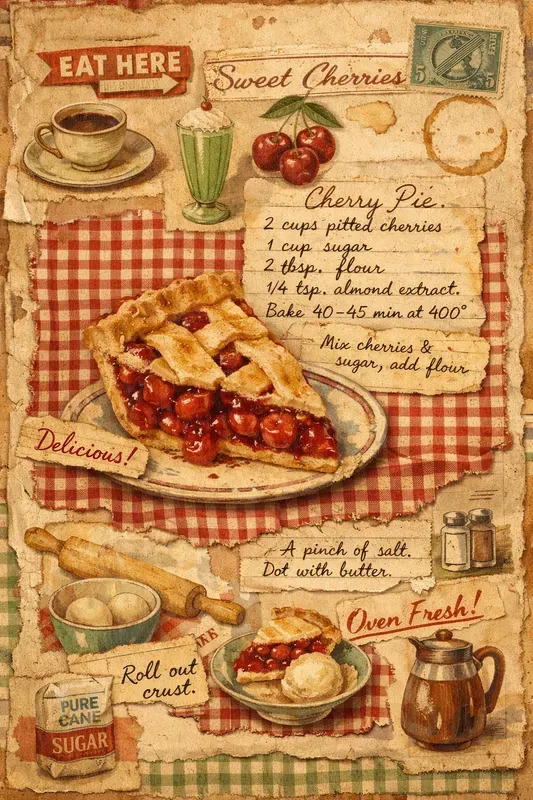 Vintage American Kitchen Junk Journals