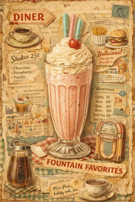 Vintage American Kitchen Junk Journals