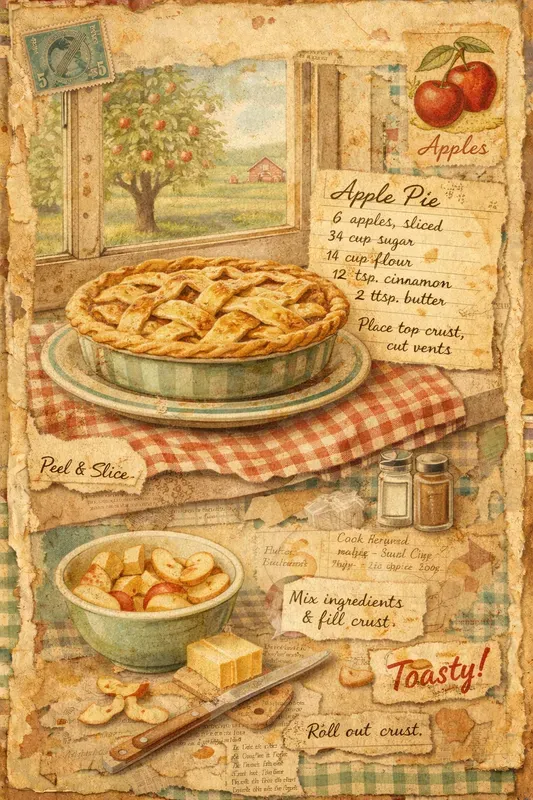 Vintage American Kitchen Junk Journals
