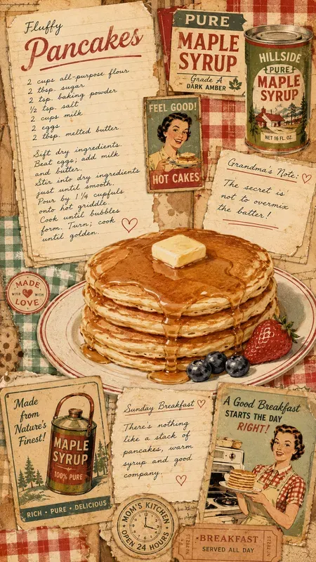 Vintage American Kitchen Junk Journals
