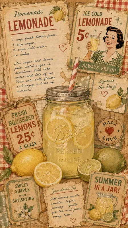 Vintage American Kitchen Junk Journals