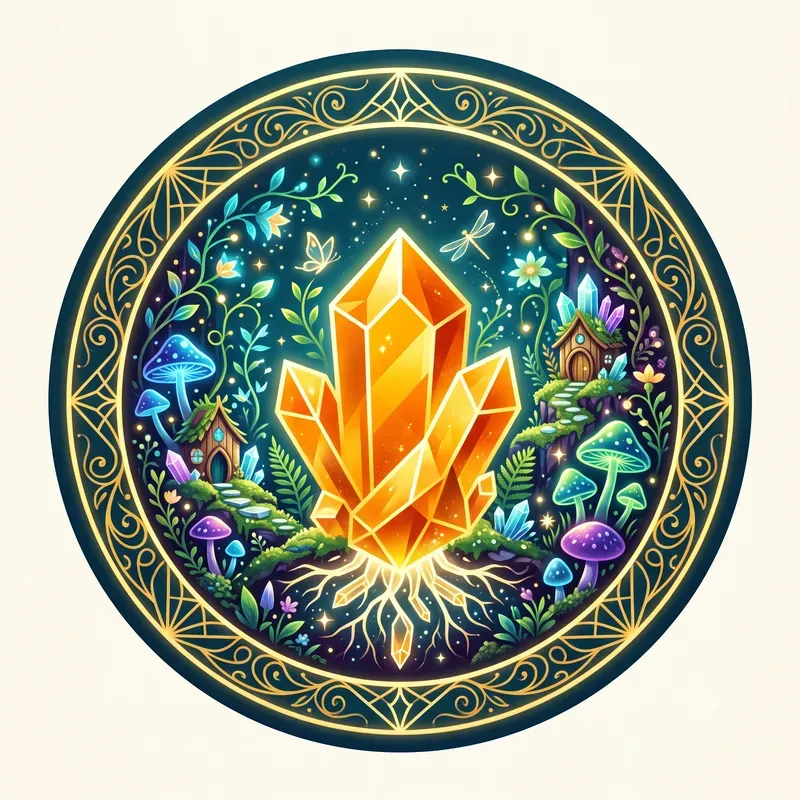 Glowing Gem Garden Emblems
