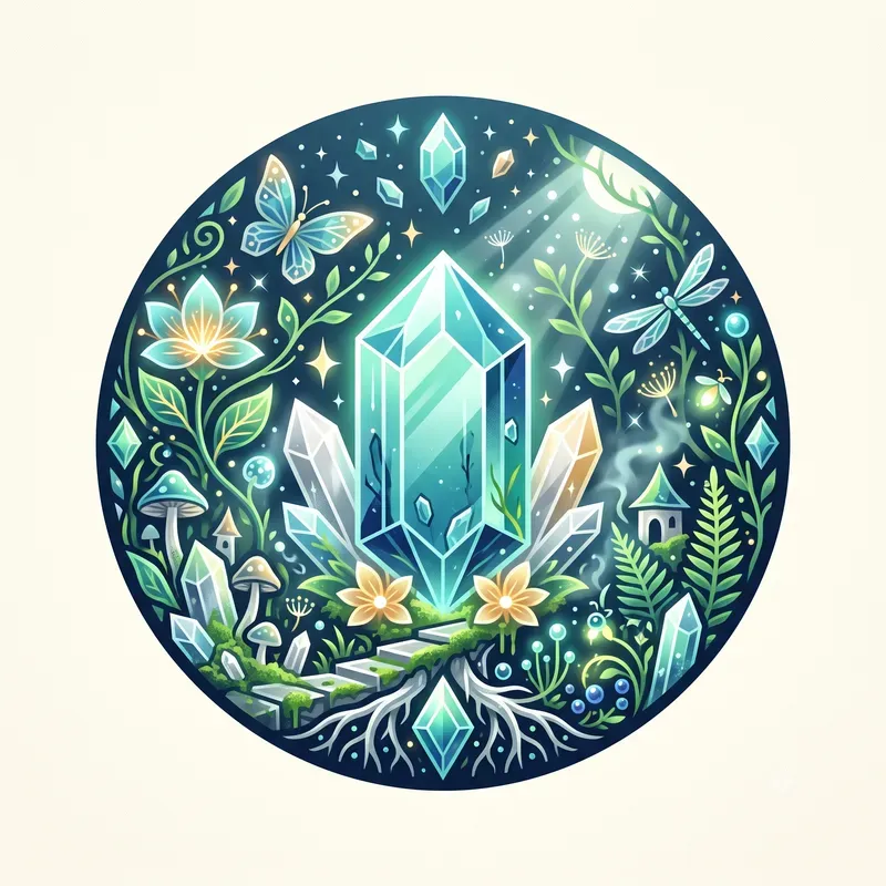 Glowing Gem Garden Emblems
