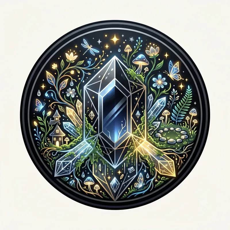 Glowing Gem Garden Emblems