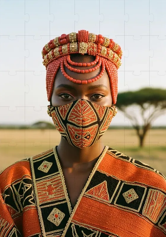 Cinematic Cultural Vogue Portrait Series