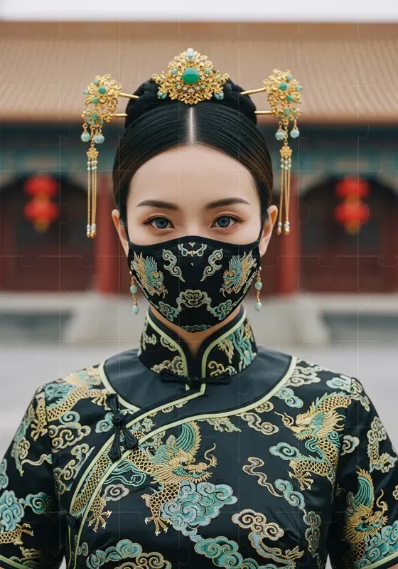 Cinematic Cultural Vogue Portrait Series
