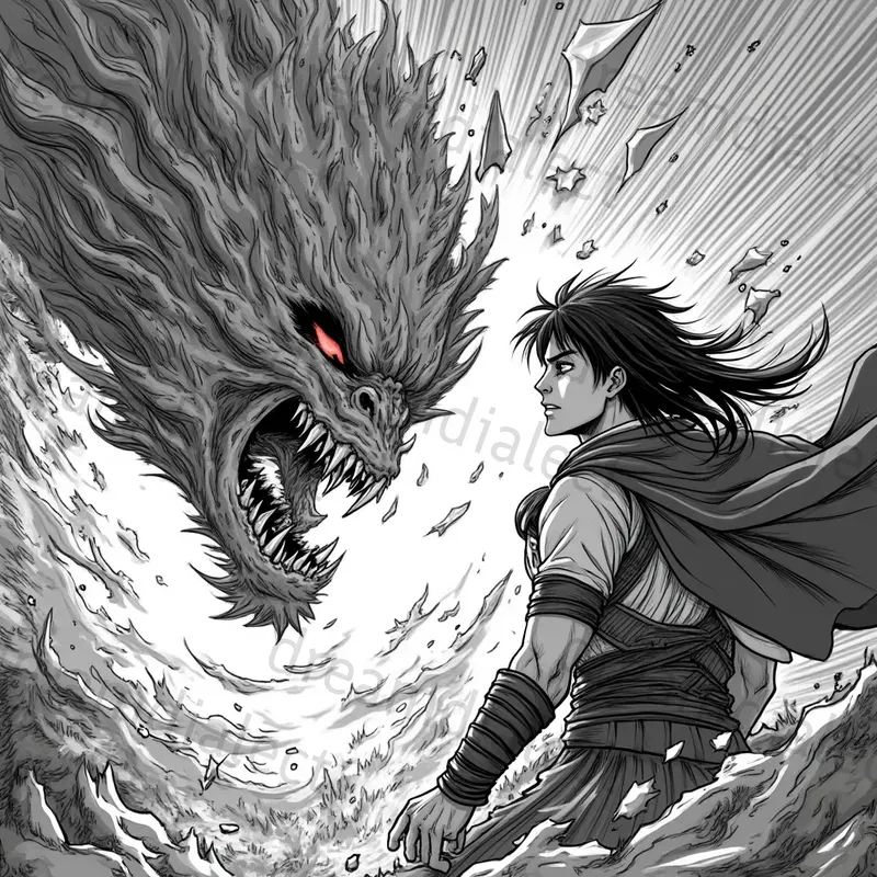 Mangaanime Characters Comic Panels Generator