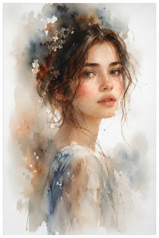Fine Art Watercolor Portrait Creators