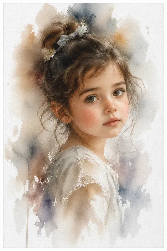 Fine Art Watercolor Portrait Creators